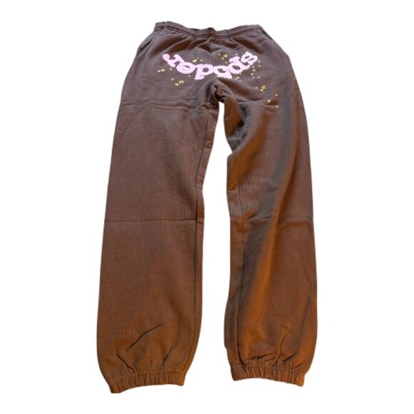 Sp5der Classic Sweatpants Brown - Picture 1 of 4